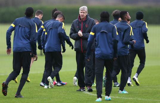 Football - Arsenal Training  - Arsenal Training Ground -