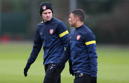 Football - Arsenal Training  - Arsenal Training Ground -