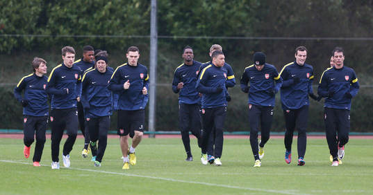 Football - Arsenal Training  - Arsenal Training Ground -
