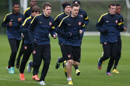 Football - Arsenal Training  - Arsenal Training Ground -