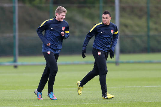Football - Arsenal Training  - Arsenal Training Ground -