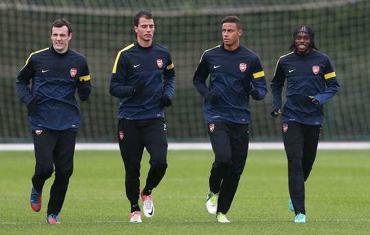 Football - Arsenal Training  - Arsenal Training Ground -
