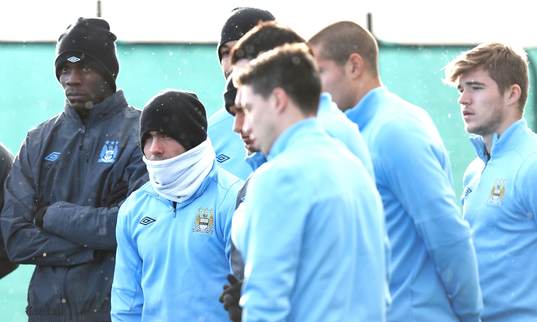 Football - Manchester City Training  - Manchester City