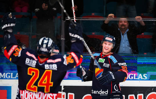 Gabriel Landeskog, Djurgården, jublar
