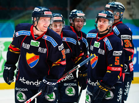 Gabriel Landeskog, Djurgården, är glad