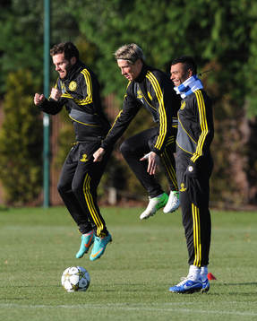 Football - Chelsea Training - Chelsea Training Ground -