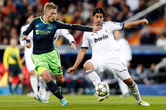 Viktor Fischer och Sami Khedira