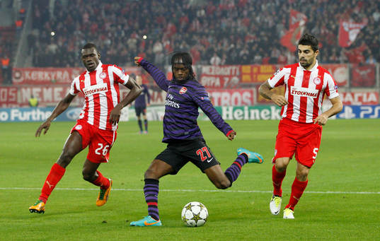 Football - Olympiakos v Arsenal - UEFA Champions League