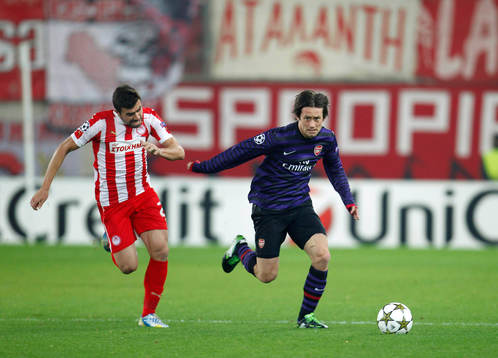 Football - Olympiakos v Arsenal - UEFA Champions League