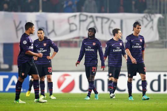 Football - Olympiakos v Arsenal - UEFA Champions League