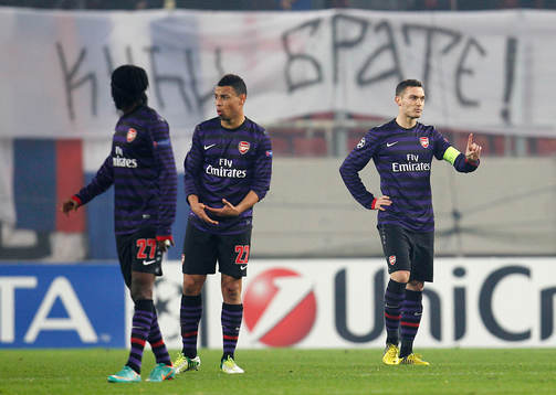 Football - Olympiakos v Arsenal - UEFA Champions League
