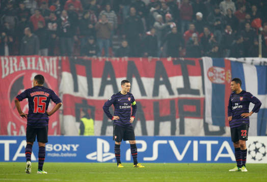 Football - Olympiakos v Arsenal - UEFA Champions League