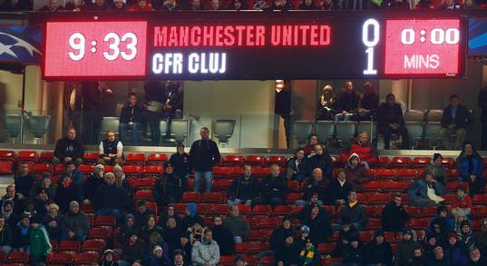 Football - Manchester United v CFR Cluj - UEFA Champions