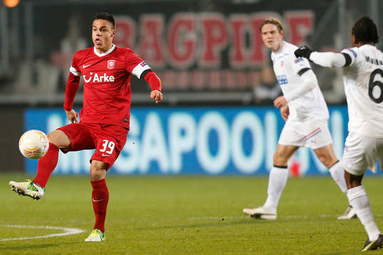 Fotboll, Europa League, Twente v Helsingborg Joey Pelupessy