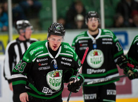 Alexander BArta, Rögle, skada, blöder