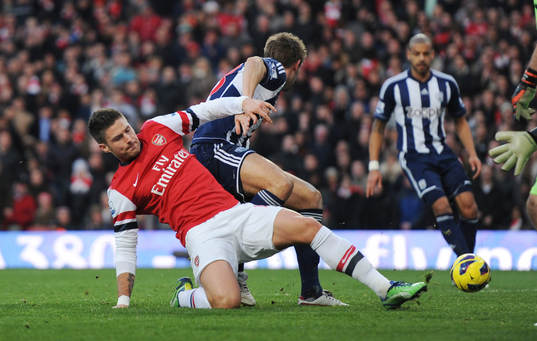 Football - Arsenal v West Bromwich Albion - Barclays