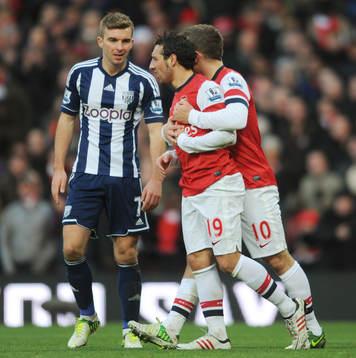 Football - Arsenal v West Bromwich Albion - Barclays