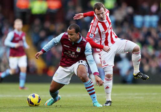 Football - Aston Villa v Stoke City - Barclays Premier