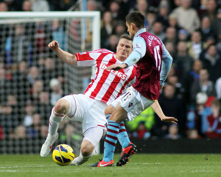 Football - Aston Villa v Stoke City - Barclays Premier