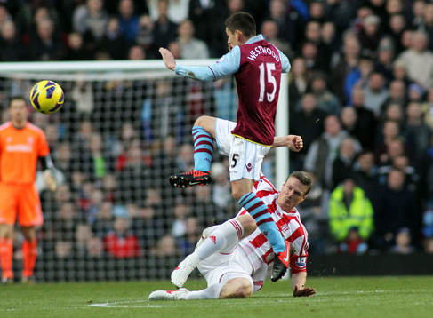 Football - Aston Villa v Stoke City - Barclays Premier