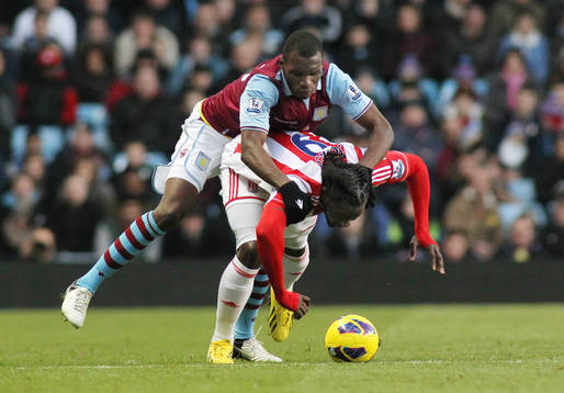 Football - Aston Villa v Stoke City - Barclays Premier