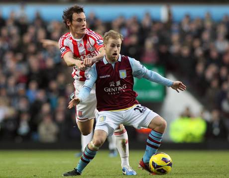 Football - Aston Villa v Stoke City - Barclays Premier