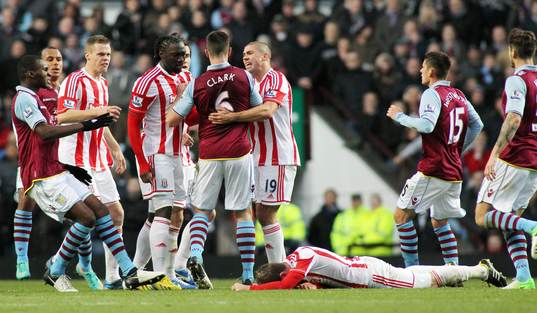 Football - Aston Villa v Stoke City - Barclays Premier