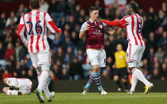 Football - Aston Villa v Stoke City - Barclays Premier