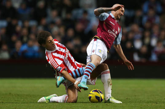 Football - Aston Villa v Stoke City - Barclays Premier