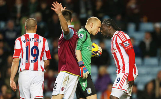 Football - Aston Villa v Stoke City - Barclays Premier