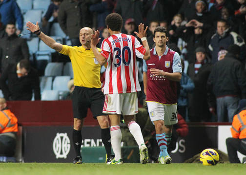 Football - Aston Villa v Stoke City - Barclays Premier