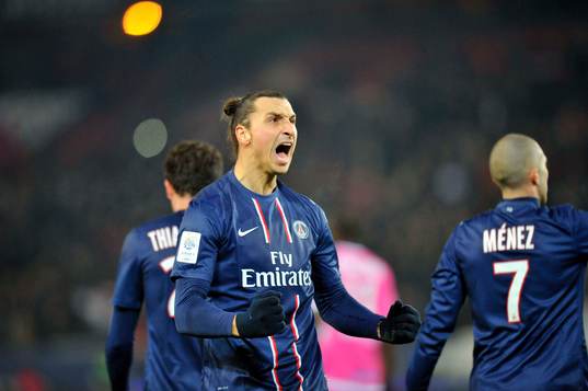 Jeremy MENEZ  /  Zlatan IBRAHIMOVIC  - 08.12.2012 - PSG /