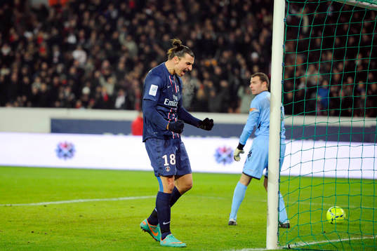 Zlatan IBRAHIMOVIC  - 08.12.2012 - PSG / Evian Thonon - 16e