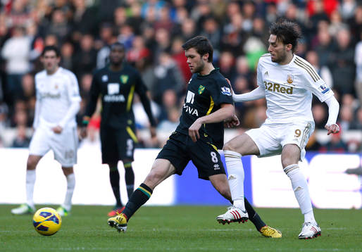 Football - Swansea City v Norwich City - Barclays Premier
