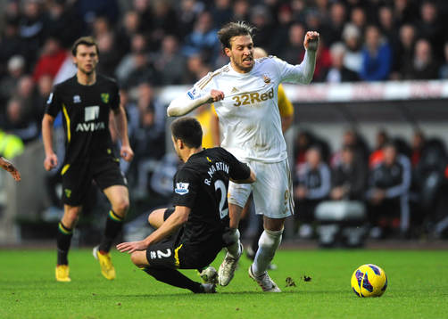 Football - Swansea City v Norwich City - Barclays Premier