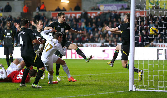 Football - Swansea City v Norwich City - Barclays Premier