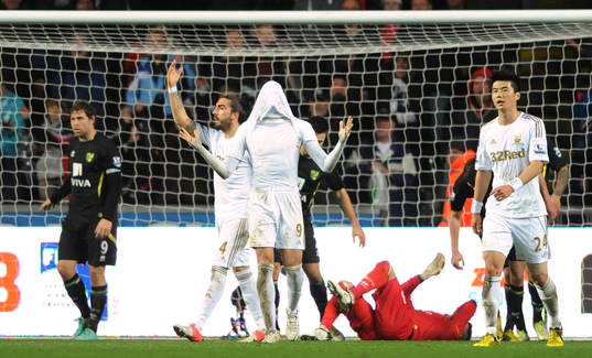 Football - Swansea City v Norwich City - Barclays Premier