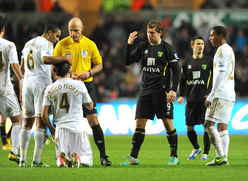 Football - Swansea City v Norwich City - Barclays Premier