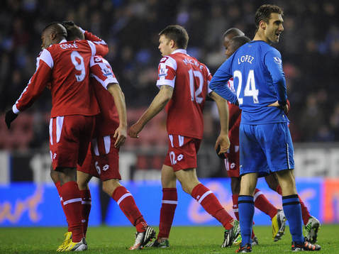 Football - Wigan Athletic v Queens Park Rangers - Barclays