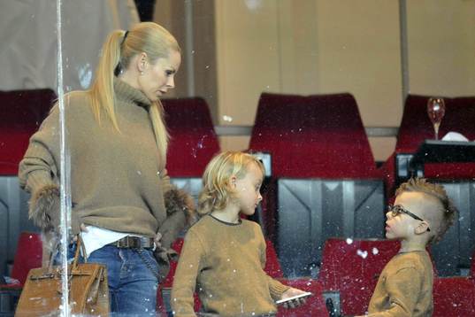 HELENA SEGER avec ses enfants - femme DE ZLATAN IBRAHIMOVIC