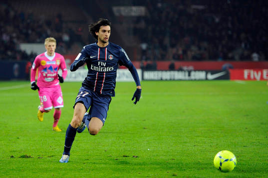 Javier PASTORE - 08.12.2012 - PSG /Evian Thonon - 16e