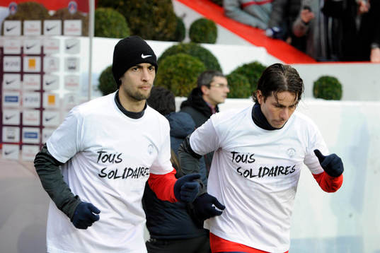 Javier PASTORE / Maxwell SCHERRER - 08.12.2012 - PSG /Evian