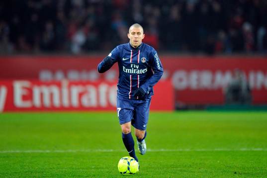Jeremy MENEZ - 08.12.2012 - PSG /Evian Thonon - 16e journee