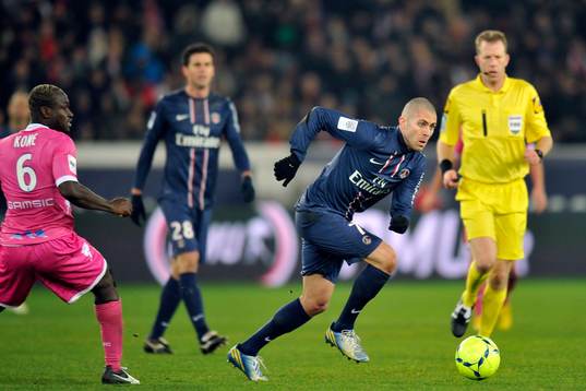 Jeremy MENEZ - 08.12.2012 - PSG /Evian Thonon - 16e journee