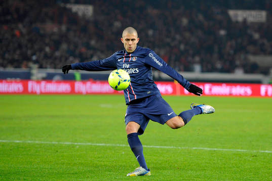 Jeremy MENEZ - 08.12.2012 - PSG /Evian Thonon - 16e journee