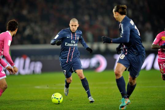 Jeremy MENEZ / Zlatan IBRAHIMOVIC - 08.12.2012 - PSG /Evian