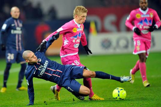 Jeremy MENEZ / Daniel WASS   - 08.12.2012 - PSG / Evian