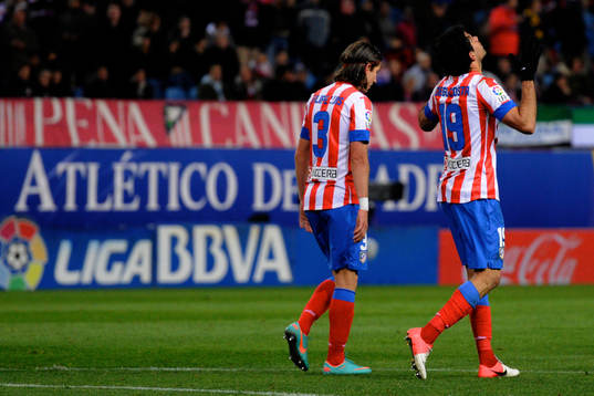 Diego Costa of Club Atletico de Madrid celebrates