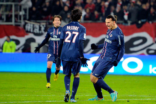 Javier PASTORE / Zlatan IBRAHIMOVIC   - 11.12.2012 -
