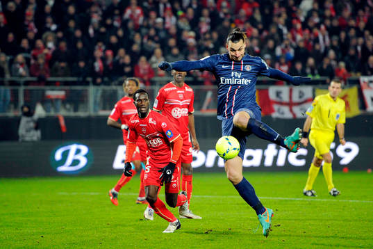 Zlatan IBRAHIMOVIC, PSG gör mål.   - 11.12.2012 -